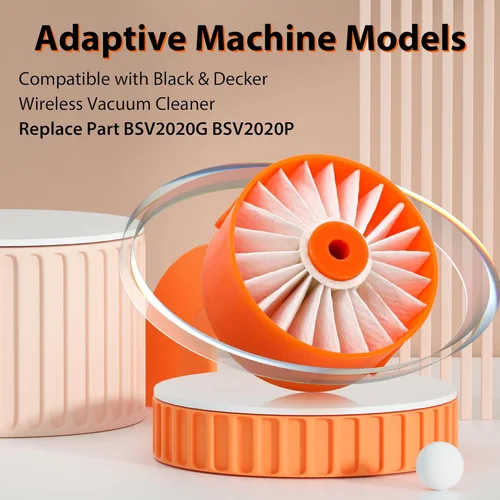 Miniatura 3 de Filtro de repuesto para aspiradora inalámbrica Black & Decker Powerseries Extreme para BSVF1 BSV2020 BSV2020G y BSV2020P. Reemplazar la pieza #