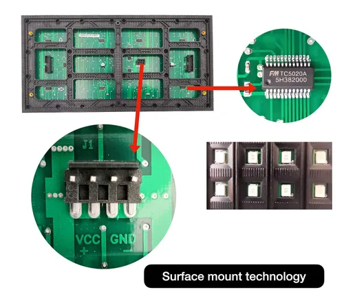 Miniatura 5 de EEEEE Pantalla de panel LED rojo P10 tamaño grande 12.6 in X 6.3 in, 512 PC de LED, cada individuo direccionable, controlado por uno r3 con Arduino