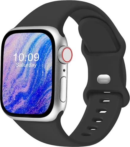 Miniatura 15 de Correas deportivas compatibles con Apple Watch de 38mm 40mm 41mm 42mm 44mm 45mm 46mm 49mm, p/mujer y hombre, correa de silicona para iWatch Series