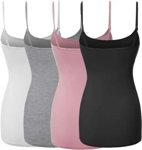 Miniatura 2 de Made by Emma Women's Adjustable Camisole for Women Spaghetti Strap Tank Top Camisoles