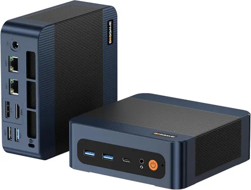 Miniatura 9 de BOSGAME P3 Pro Mini PC con AMD Ryzen 9 7940HS, 16GB DDR5 1TB PCle SSD, pantalla triple 4K, LAN dual, Wi-Fi 6E/BT5.2, mini computadora de escritorio