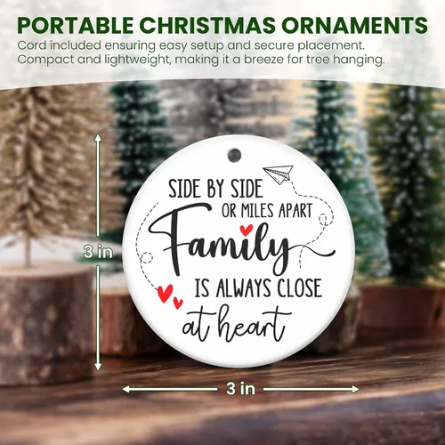 Miniatura 3 de Regalos de Adornos Navideños para Mujeres y Hombres - Adornos Navideños de Cerámica 2025 para Decoraciones del Árbol - Adornos Familiares para Mamá