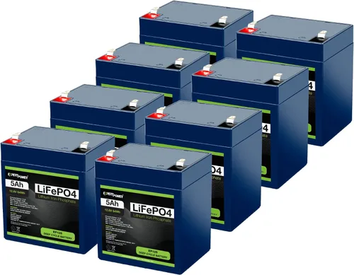 Miniatura 9 de Paquete de 2 baterías recargables ExpertPower LiFePO4 de litio de 12 V 5 Ah de ciclo profundo 2500-7000 ciclos de vida y 10 años de vida útil