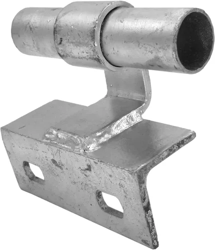 Miniatura 5 de Jake Sales Soporte de riel para puerta rodante/deslizante - Montaje en pared: para tubería de riel de 1-5/8" [parte trasera plana]