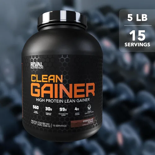 Miniatura 4 de RIVAL NUTRITION Clean Gainer I - Mezcla de bebida en polvo con alto contenido de proteínas, 1.06 onzas de proteína por porción