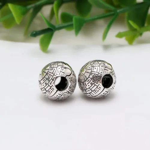 Miniatura 4 de Colgante de plata de ley 925 con clip de estrella, regalos de cuentas de joyería para mujer, pulsera y collar A0019