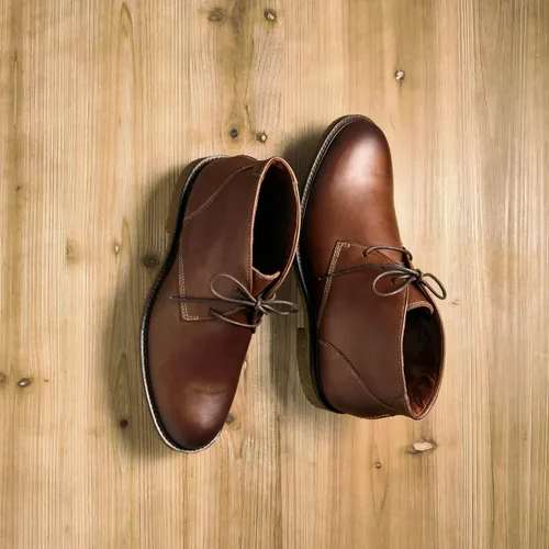 Miniatura 4 de Johnston & Murphy Copeland Chukka - Botas casuales para hombre, diseño clásico, suela de goma crepé, amortiguación de espuma viscoelástica