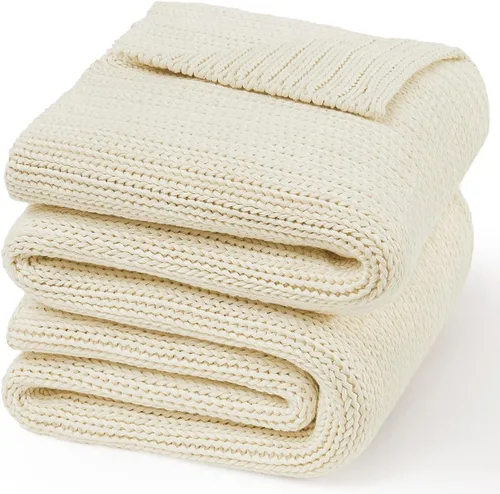 Miniatura 22 de Guohaoi Almohadilla de regazo con peso de punto (beige 20 x 30 pulgadas, 2 libras) sin cuentas, manta con peso refrescante para niños para siesta