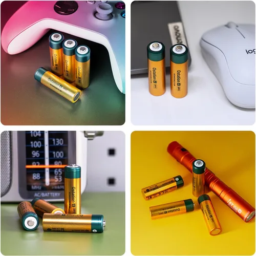 Miniatura 7 de OLIGHT B Pro AA Baterías NiMH recargables, paquete de 8 unidades, 2100 mAh de alta capacidad, voltaje de batería de 1.2 V, ideal para dispositivos