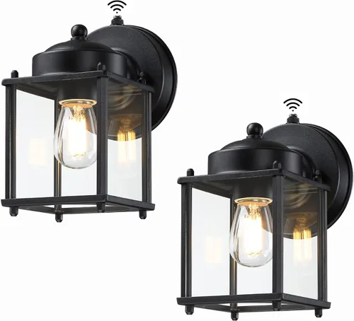 Miniatura 10 de LIT-PaTH Farol de pared para exteriores, lámpara de pared impermeable para exteriores, accesorio de iluminación con enchufe E26, luces exteriores