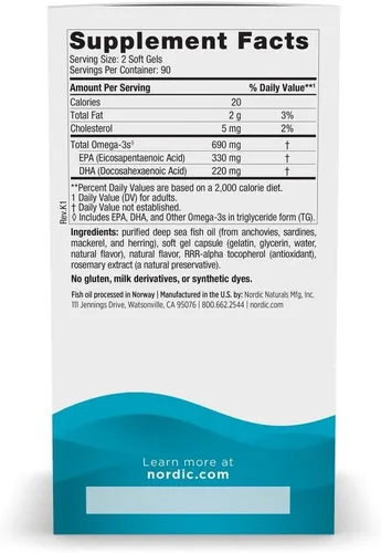 Miniatura 2 de Suplemento de Omega-3 de limón de Nordic Naturals, 03760, Default, 1, 1