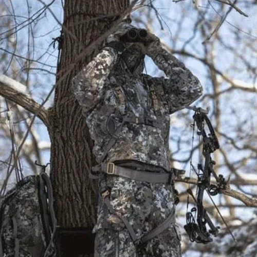 Miniatura 6 de Muddy Hunting Tree Stand Safety Systems Lightweight Padded Nylon Whitetail Deer Quick-Release Ambush Optifade Elevated II Harness