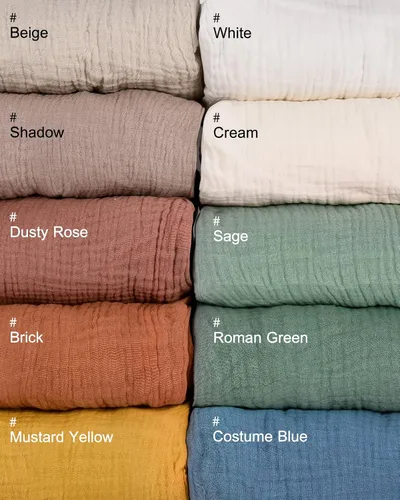 Miniatura 6 de Sábanas de cuna para niños y niñas, sábanas ajustables para cama de bebé y niño pequeño de 28" x 52", ropa de cama de colchón de cuna de muselina
