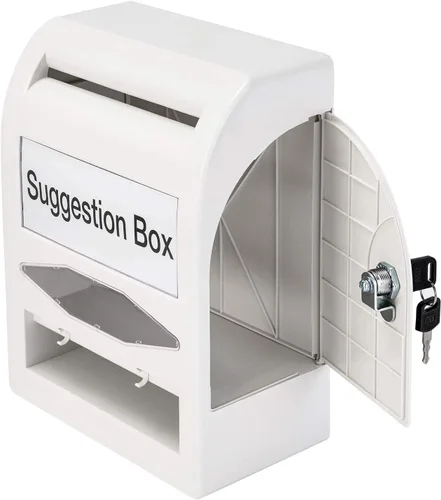 Miniatura 5 de Amazon Basics Urna ABS con cerradura y llave, no transparente