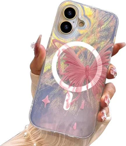 Miniatura 14 de I-MGAE-IN-AR Funda compacta para iPhone 11, diseño de mariposa, marco de protección de lente de cámara con diamante 3D, bonitas fundas protectoras