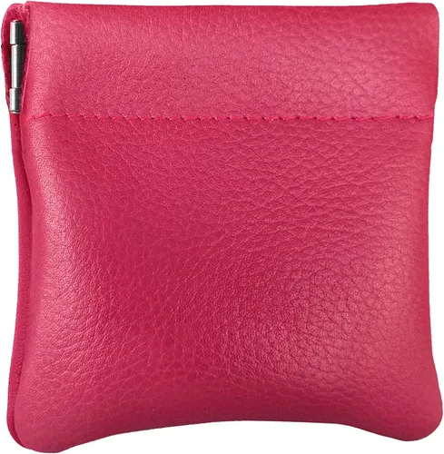 Miniatura 24 de Monedero clásico a presión, de cuero, para hombre de Nabobb, negro