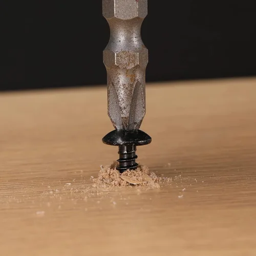Miniatura 6 de Tornillo de madera de cabeza de cerradura de 1 x 4, 100 piezas, tornillo Phillips de acero inoxidable 18-8 (304) de autorroscado rápido con óxido