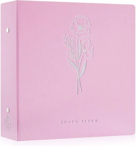 Miniatura 27 de Lanpn - Álbum de fotos autoadhesivo de lino, 40 páginas, álbum de fotos para manualidades, páginas adhesivas magnéticas, contiene fotos de 4 x 6, 7