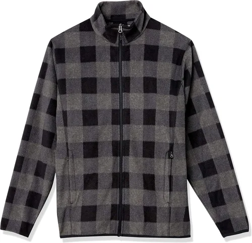 Miniatura 5 de Tienda Essentials - Chaqueta de vellón con cremallera completa para hombre (disponible en tallas para personas grandes y altas)