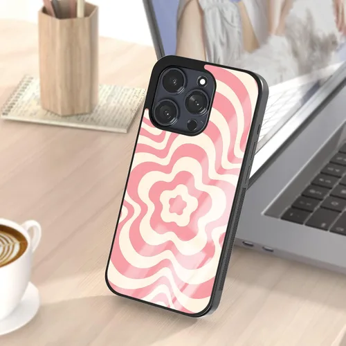 Miniatura 6 de Fundas de teléfono con estampado de flores, Kawaii para niñas, estéticas para iPhone 5 6 7 8 11 12 13 14 15 16 Pro Max Plus Mini X, para Samsung