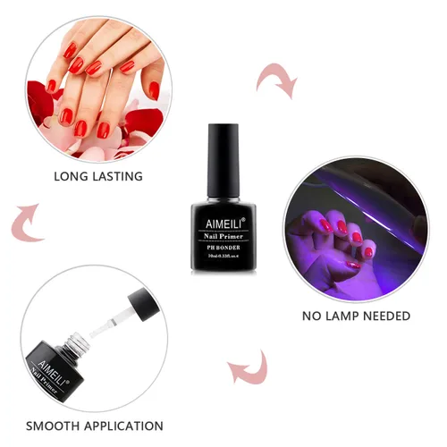 Miniatura 9 de AIMEILI Base de gel UV LED para polvo acrílico y gel constructor de uñas