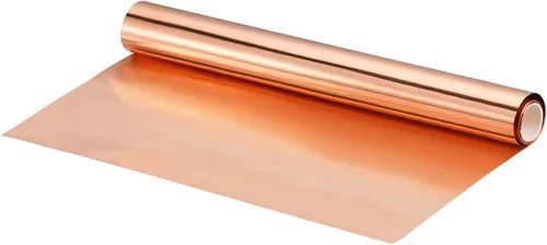 uxcell Rollo de lámina de cobre 3500mm x 300mm x 0,03mm, 99,9% cobre puro, tira de cobre, chapa de metal, lámina de cobre para electricidad,