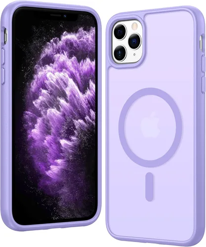 Miniatura 593 de FNTCASE Funda para iPhone 13 Pro-Max: Fundas magnéticas transparentes compatibles con Magsafe Slim anti amarillamiento protección contra caídas