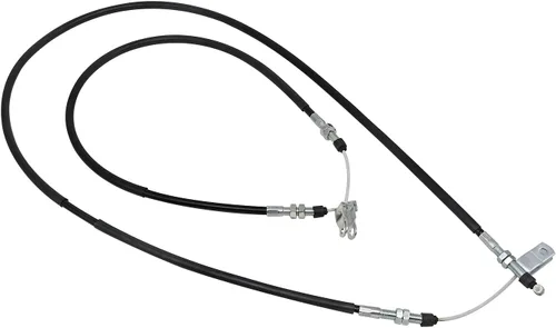 Miniatura 2 de 2 cables de freno trasero izquierdo/derecho 54005‑1201/54005‑1202, repuesto de cable de freno trasero de metal para Mule Gasolina Diesel 2x4 4x4