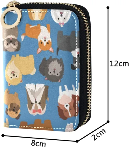 Miniatura 4 de Tarjetero RFID con cremallera para tarjetas de crédito para mujeres y niñas