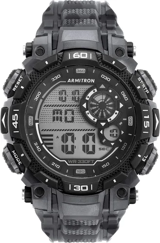 Armitron Sport 408397YLW - Reloj con cronógrafo digital para hombre