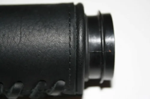 Miniatura 2 de Fundas de cuero de lujo acolchadas negras para motocicleta con amortiguación de vibraciones para motocicletas HD con agarre térmico