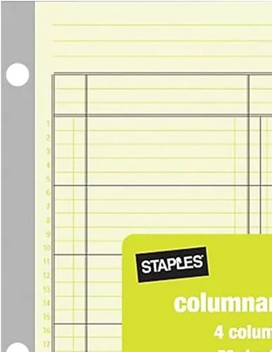 Miniatura 2 de Staples 217844 Libros columnares de 100 páginas, color verde, paquete de 2 (217844ABF)