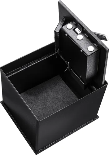 Miniatura 5 de Barska Caja fuerte para suelo subterráneo: 0.89 pies cúbicos, acero sólido, 3 cerrojos de bloqueo, bisagras antipalancas, fácil de ocultar