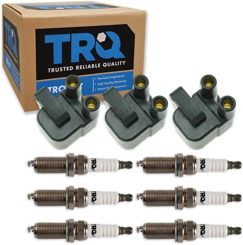 Miniatura 107 de Kit de Bobina de Encendido y Bujía TRQ 8 Piezas Bujías de Iridio Compatibles con Mercedes-Benz C250 2012-2015 y SLK250 2012-2015