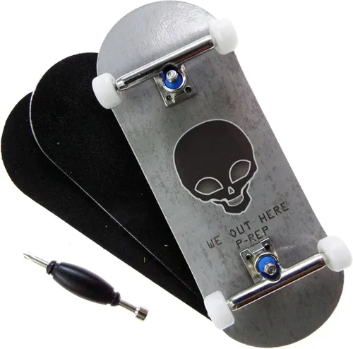 Miniatura 5 de P-REP V2 Performance Patineta Completa de Madera para Dedos 34mm - Banana