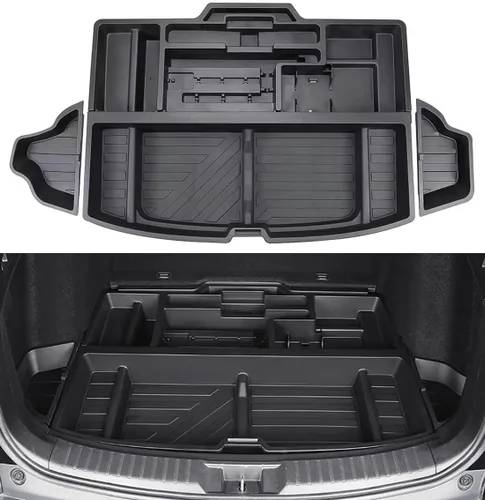 2023-2026 Honda CR-V Organizador de maletero, caja de almacenamiento para inserto de SUV en la puerta trasera se ajusta a CRV EX LX EX-L Turbo Sport
