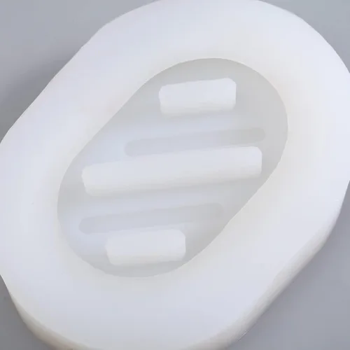 Miniatura 6 de Molde de silicona para jabonera de hormigón con drenaje, soporte de jabón de cemento para ducha/baño, herramientas de fabricación de bandejas