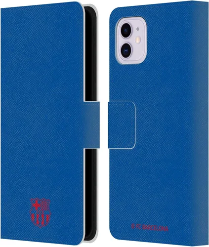 Miniatura 35 de Head Case Designs Funda de piel con licencia oficial del FC Barcelona Barca Crest Patterns, tipo cartera, compatible con Apple iPhone 11