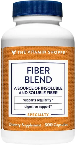 Miniatura 4 de The Vitamin Shoppe Mezcla de fibra, fuente natural insoluble y (100 cápsulas)