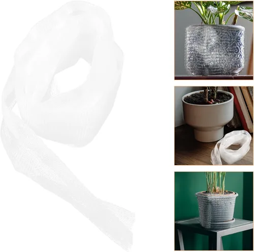 Miniatura 9 de EXCEART Cubierta de red de bonsái de uso diario, protector elástico para plantas, malla ligera y transparente para evitar pérdidas múltiples