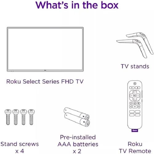 Miniatura 9 de Roku 40 pulgadas Select Series 1080p Full HD Smart TV Remote, diseñado para transmisión sin problemas, Wi-Fi, potenciador de color - 40R3B4