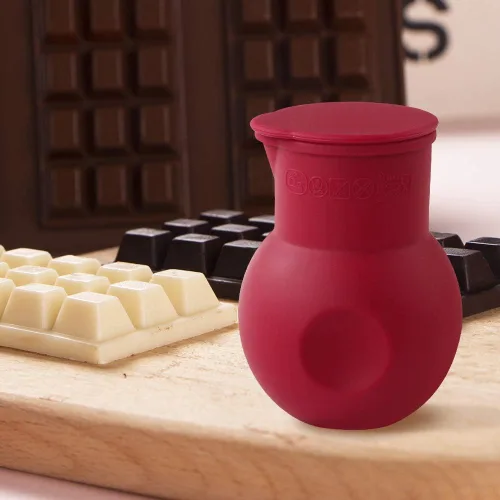 Miniatura 7 de Webake Olla de silicona para derretir y verter chocolate para microondas, calentador de mantequilla de caramelo para molde, salsa de calor, jarabe