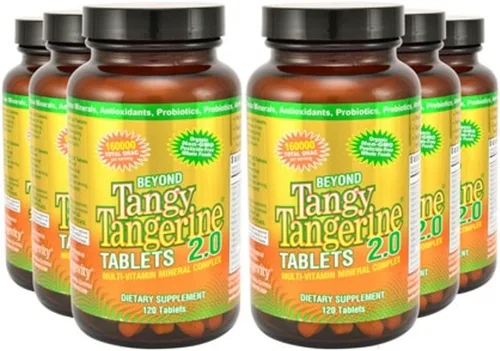 Miniatura 8 de Youngevity Beyond Tangy Tangerine 2.0 Complejo multivitamínico y mineral, hecho con alimentos naturales y integrales, 160,000 ORAC, 120 tabletas