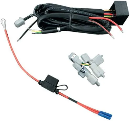 Miniatura 5 de Accesorio para motocicleta Kuryakyn 7672: Cableado Plug & Play para remolque con arnés de relé para motocicletas Harley-Davidson de 1997-2013, Negro