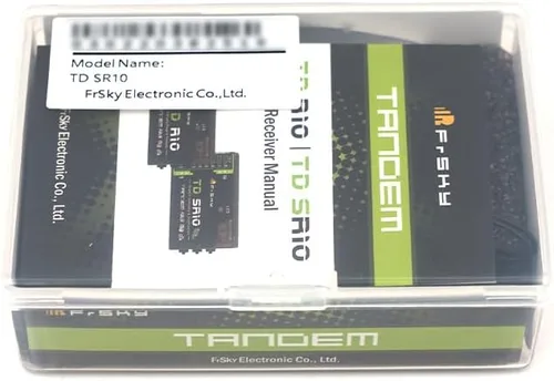 Miniatura 2 de FrSky TD SR10 Receptor de doble banda simultáneo 2.4GHz y 900MHz Estabilizador avanzado y telemetría Diseño de antena triple 10 puertos