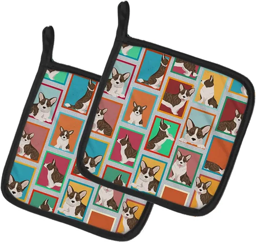 Miniatura 24 de Caroline's Treasures MLM1149PTHD - Juego de soportes para ollas de cocina resistentes al calor, almohadillas calientes para horno para cocinar