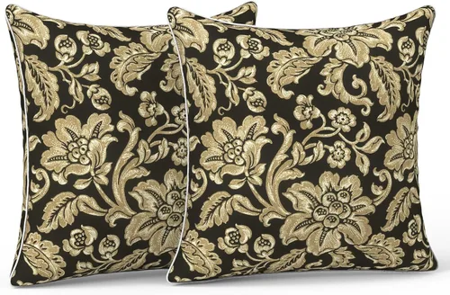 Miniatura 106 de LVTXIII Juego de 2 almohadas lumbares para patio, 12 x 20 pulgadas, resistentes a la decoloración, para exteriores con interiores, cojines lumbares