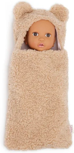 Miniatura 4 de LullaBaby – Muñeca de bebé realista de 14 pulgadas – Tono de piel oliva y ojos marrones – Oso de ultra-suave – Abrazador temático – Juego