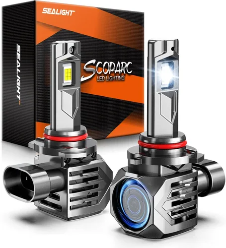 Miniatura 10 de SEALIGHT Bombillas H13 9008, 800 % 36000 LM, bombillas H13 de doble haz superbrillantes, bombillas antiniebla blancas 9008 con ventilador