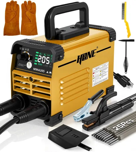 Miniatura 8 de HONE Soldador de Palo 110V, Soldador de Arco de 120Amp de Arranque en Caliente Inteligente Antiadherente Mini Portátil, Soldador ARC de Inversor